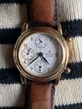 TRÈS RARE MONTRE HOMME UNIVERSAL GENÈVE AUTOMATIQUE VALJOUX CHRONOGRAPHE SWISS