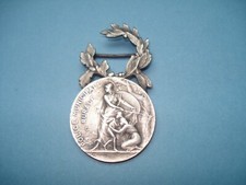 Médaille Française  Ancienne de la Police Municipale et Rurale en Argent