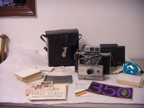 Vintage polaroid 350 automatic - vintage,