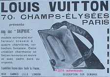 PUBLICITE LOUIS VUITTON SAC