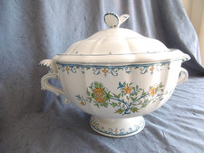 Soupiere faience gien decor - soupiere,