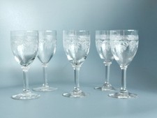5 Verres Cristal Saint Louis 
