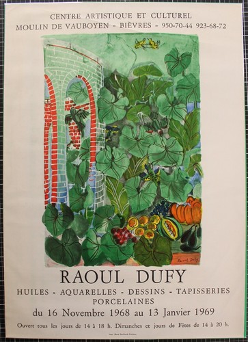 Raoul dufy affiche originale - affiche,