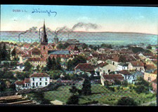 DUSS I.L. / DIEUZE (57) USINE , VILLAS & EGLISE en 1919