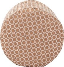 Gold Round Pouf
