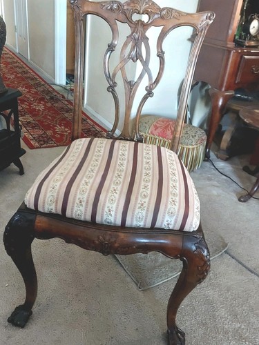 Antique carved mahogany - antique,