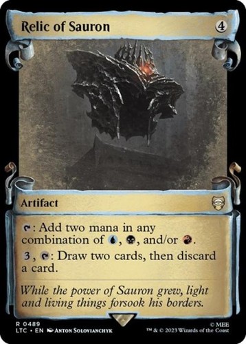 Mtg english relic sauron - relic, of