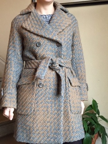 Manteau tweed comptoir - manteau,