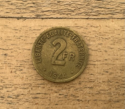 Pièce deux francs 1944 - francs,