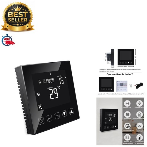 Thermostat connecté fi - connecté, wi-fi