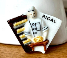 Rare Fève Boulanger Boulangerie Pain signé RIGAL Galette des rois French Charm