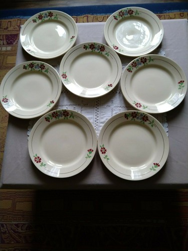 Lot assiettes anciennes - 7,