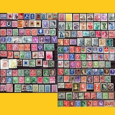 LOT 200 TIMBRES POSTE DU MONDE ENTIER TOUS DIFFERENTS - ANNEES 1910 A 1970