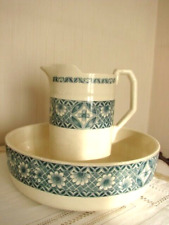 Ensemble de toilette, cuvette et broc ART DECO Modèle  de la marque Longchamp