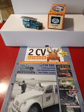 1/43 Citroën 2cv azu 1967 EDF-GDF avec boîte et fascicule 63 hachette norev