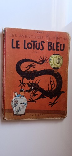 Tintin lotus bleu des - bd,