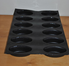 ⭐FLEXIPAN Moule Navettes Profondes 12 empreintes Flan Légume Sucré Salé DEMARLE