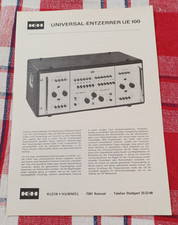 ancienne Brochure technique