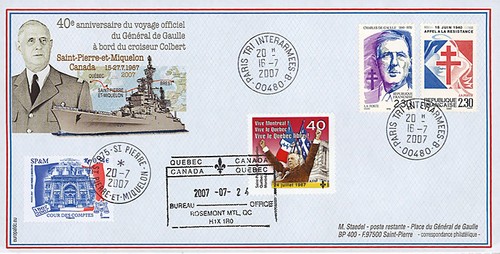Dg07qc fdc ans voyage - dg07qc-2, de