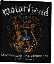 Motorhead patche officiel écusson licence patch à coudre groupe metal guitare