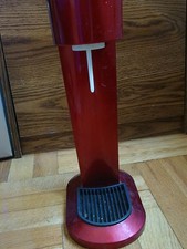 SodaSteam 16" tall red soda