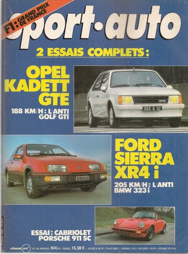 Sport auto 256 1983 - 256, france
