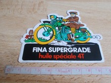 Autocollant FINA SUPERGRADE -