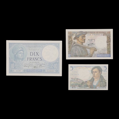 Lot billets 5 francs - lot,