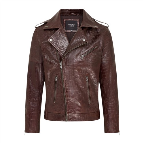 Infinity leather veste motard - leather,