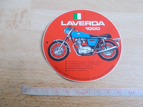 Autocollant vintage laverda - autocollant,