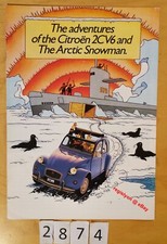 CITROEN 2CV 6 SPECIAL/ CHARLESTON Prospectus Anglais 8 pages 9/1985 Tintin Hergé