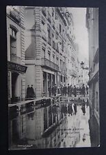 CPA Carte postale NANTES inondations 1904 Rue Thurot Café de l'Avenir Chevalier