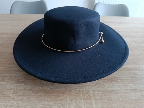 Chapeau femme feutre - chapeau, noir