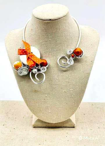 Collier ouvert fantaisie - collier,
