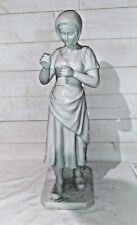 Grand sujet Statue en porcelaine  biscuit de Sèvres signé , et marque *