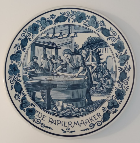 Blue delft plate royal - delft,