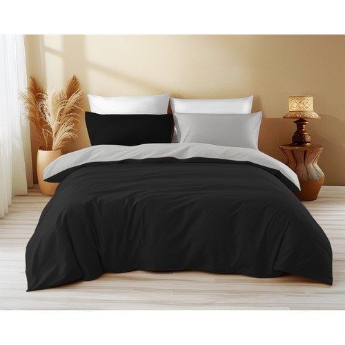 Housse couette double face - double,
