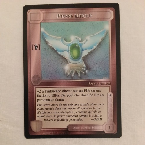 Meccg pierre elfique - , vf