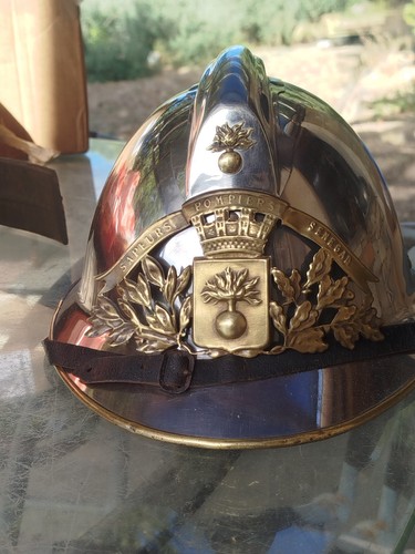 Ancien casque pompier - ancien,