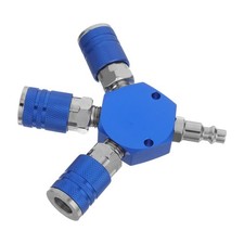  Séparateur de tuyau d'air : collecteur 3 voies, raccords rapides pour