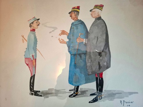 Aquarelle originale signée - , r