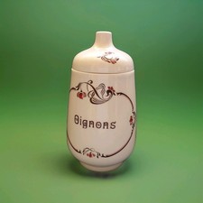 Superbe pot a oignons en ancienne  porcelaine de limoges création florence