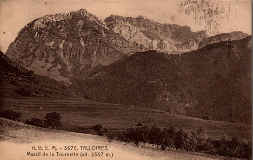 Cpa talloires massif de - -,