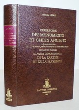 Répertoire des Monuments et Objets anciens,préhistoriques, gallo-romains, mérovi