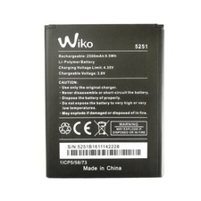 BATTERIE QUALITE D'ORIGINE D'OCCASION POUR WIKO 5251