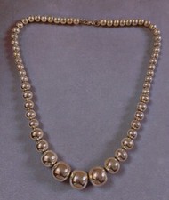 49Grs Beau collier boules argent bijoux collier marseillais argent Cadeau Noel