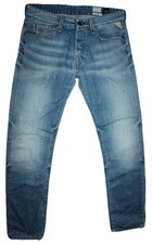 Jeans Replay Jennon W33/ L34 homme Regular Straight Denim bleu