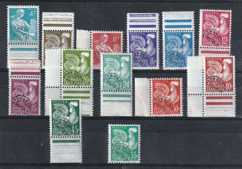 France preobliteres serie - preobliteres,