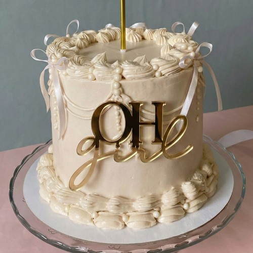 Acrylique gâteau breloque - gâteau,