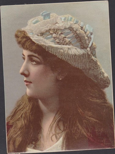 Chromo portrait jeune femme - :jeune,